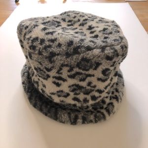 Faux Animal Print Bucket Hat